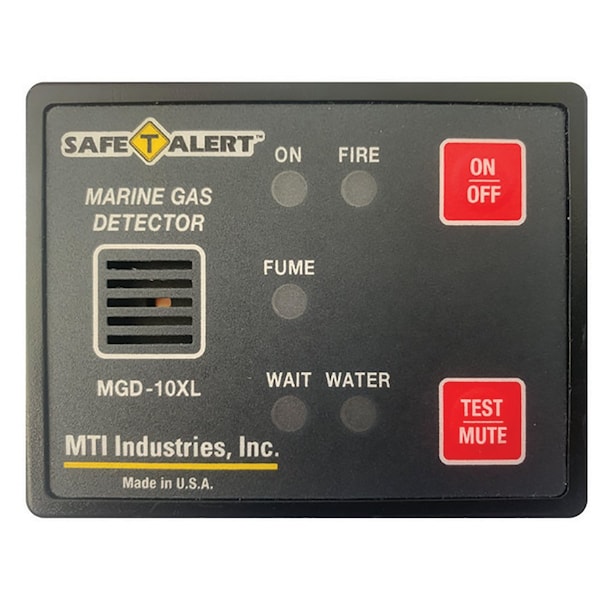 Safe-T-Alert Gas Vapor Alarm Fume, Fire, Bilge Water - Black Surface M MGD-10XL - main